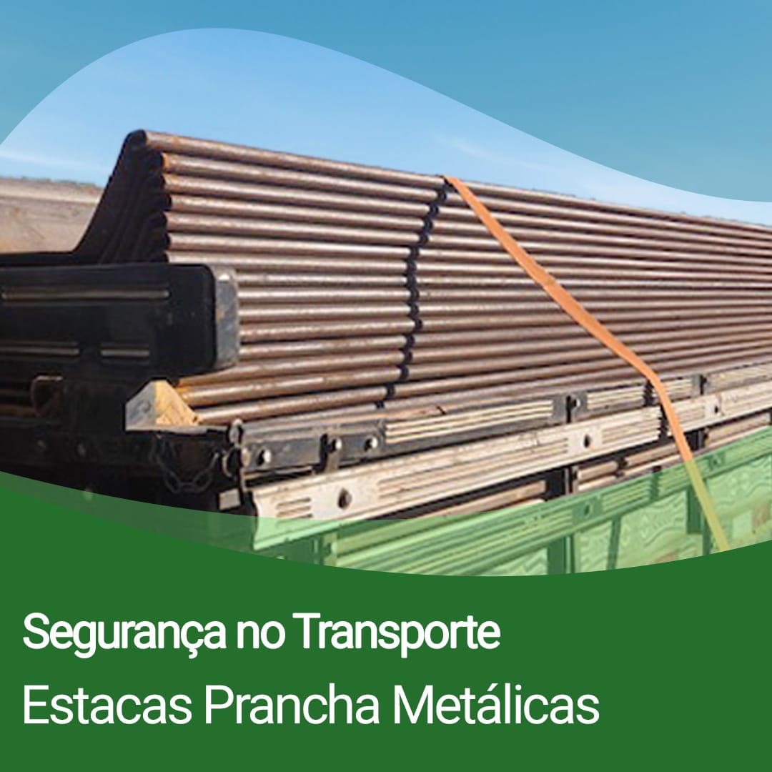 Transporte seguro com cintas especiais 